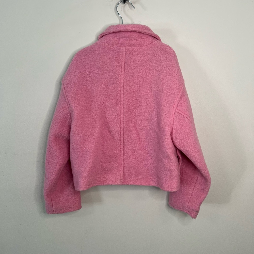Zara Pink Textured Jacket - Picture 3 of 3